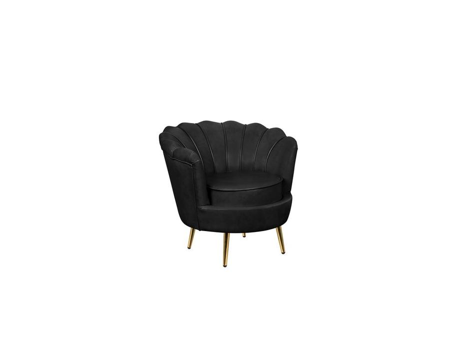 Interior кресло ракушка (черный) Pearl