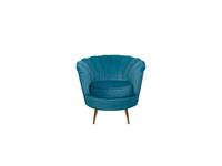 Interior кресло ракушка (сине-зеленый) Pearl