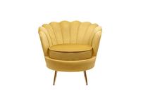 Interior кресло ракушка (желтый) Pearl