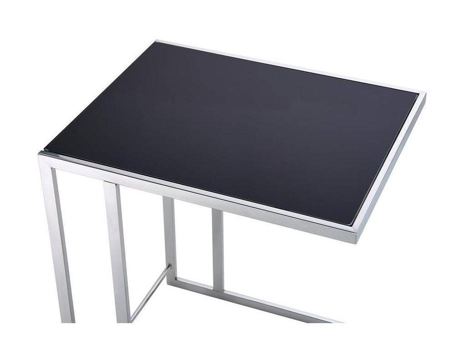 ESF столик приставной  (хром, черный) Modern