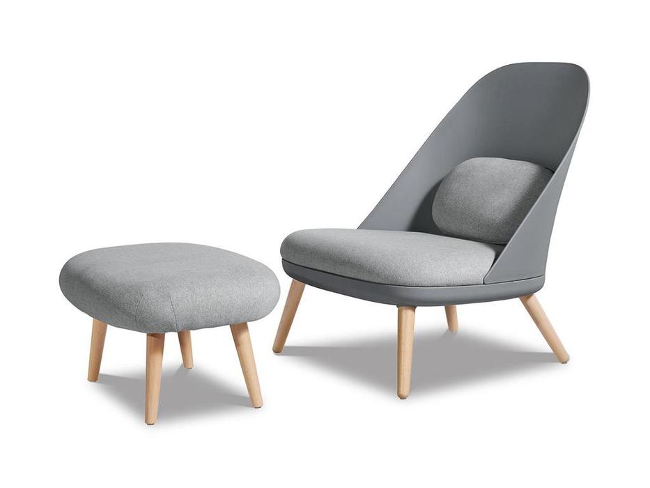 ESF кресло дизайнерское (серый)