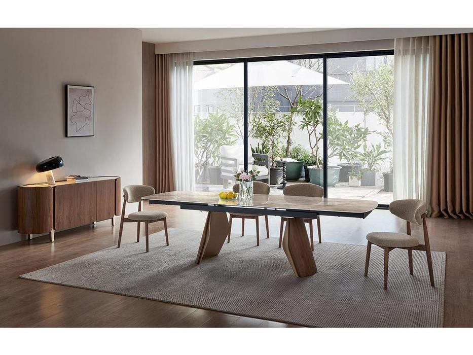 ESF стол обеденный раскладной (коричневый)