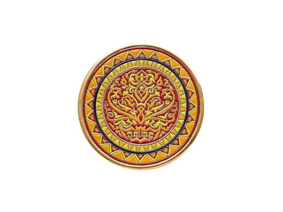 Artecer тарелка декоративная 21см (золото, разноцветный) Ceramico