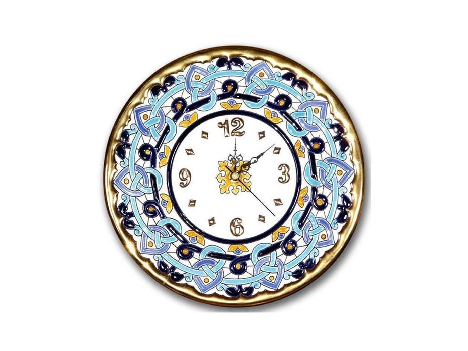 Artecer тарелка-часы диаметр 23см (золото, разноцветный) Ceramico