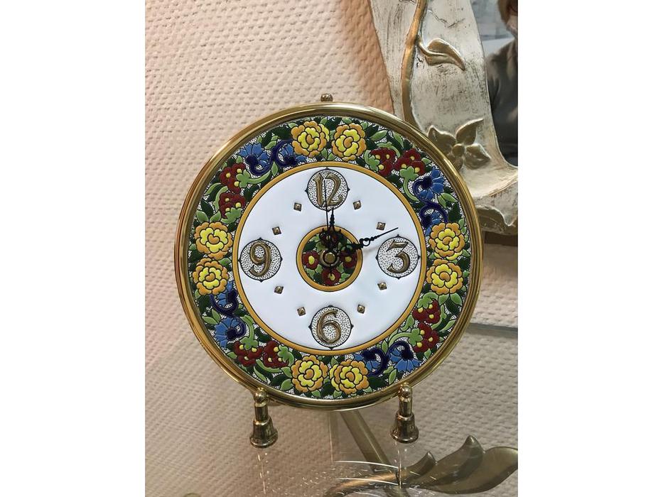 Artecer тарелка-часы диаметр 21см (золото, разноцветный) Ceramico