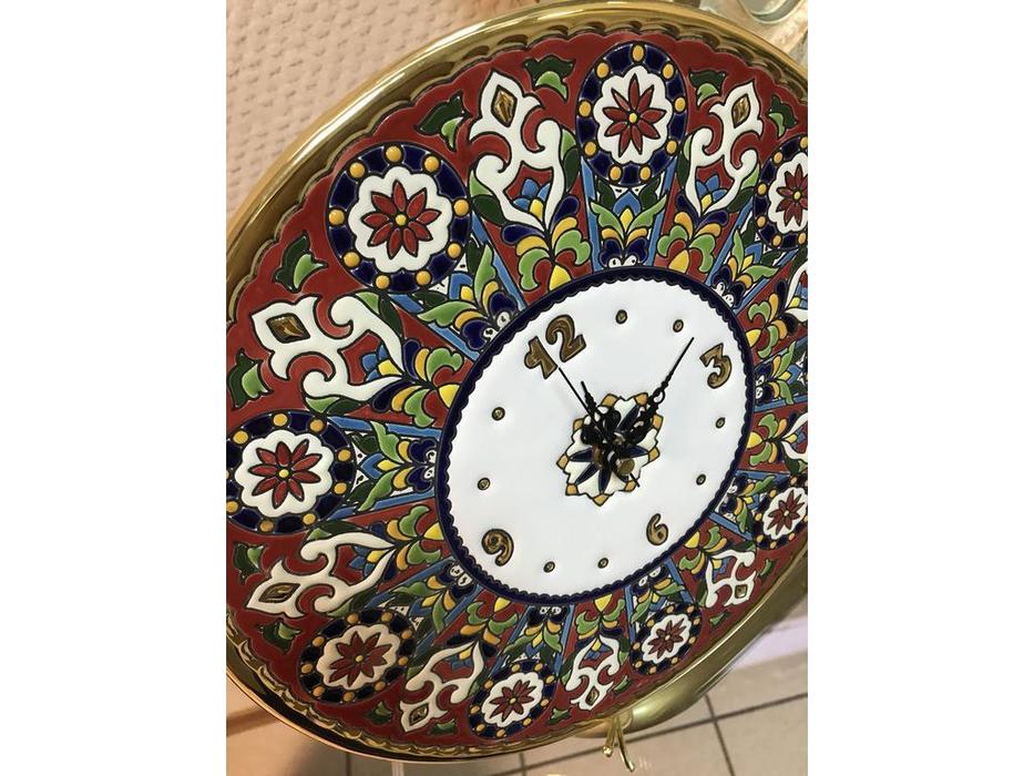 Artecer тарелка-часы диаметр 28см (золото, разноцветный) Ceramico