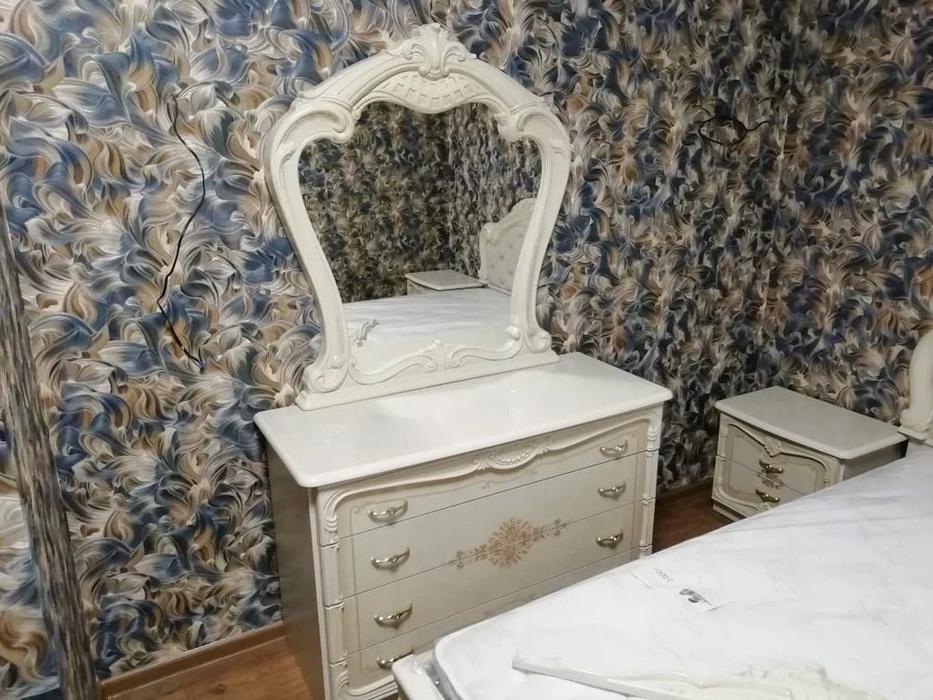 Dia комод с зеркалом  (бежевый) Диана