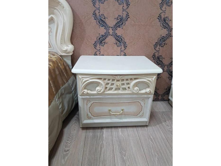 Dia тумба прикроватная  (бежевый) Роза