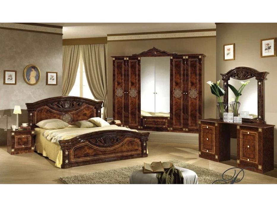 Dia зеркало настенное  (орех) Рома