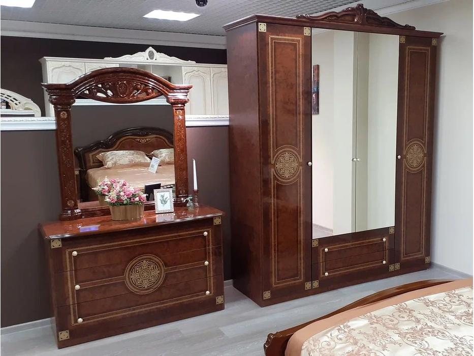 Dia зеркало настенное  (орех) Рома