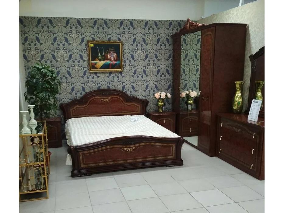 Dia кровать двуспальная 160х200 (орех) Ирина