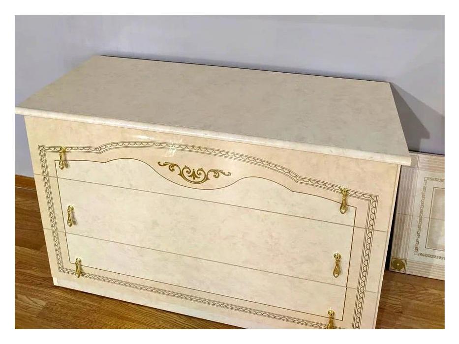 Dia комод с зеркалом 105см (беж) Ирина