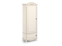 Arco шкаф 1 дверный  (белый, патина) Прованс