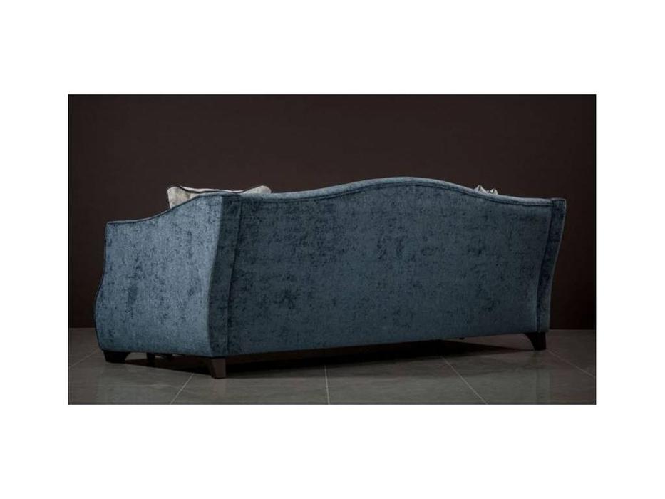 Liberty диван 3-х местный раскладной ткань (синий) Bergamo