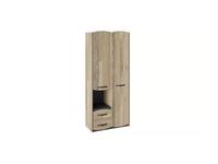 Triya шкаф 2 дверный комбинированный (коричневый) Кристофер