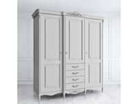 Latelier Du Meuble шкаф 3 дверный  (серо-бежевый, серебро) Atelier Home