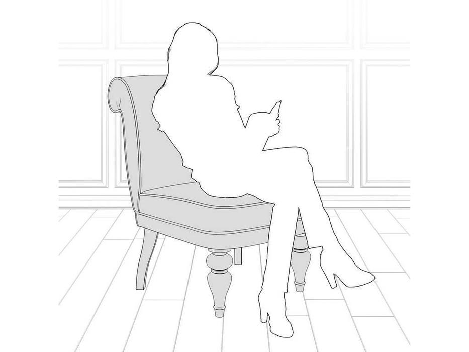 LAtelier Du Meuble кресло  (коричневый, черный) Лира