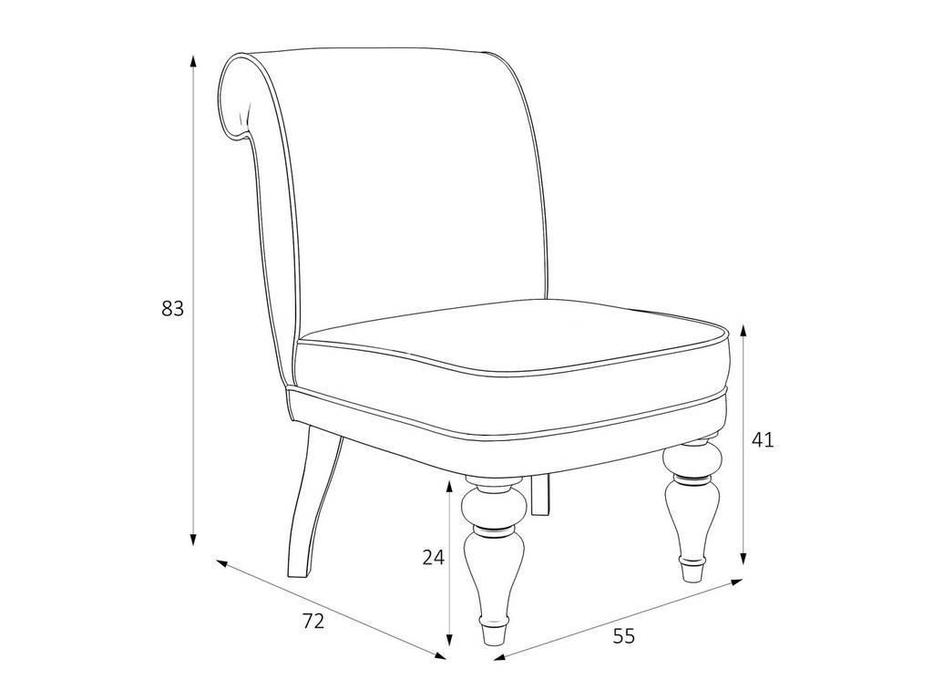 LAtelier Du Meuble кресло  (серый, черный) Лира