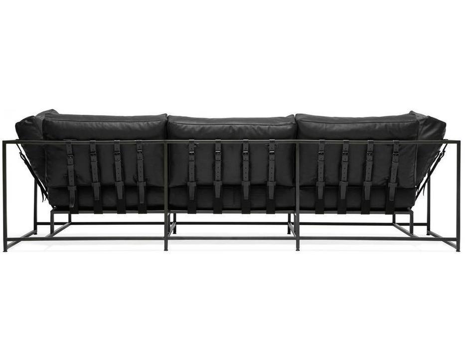 The Sofa диван 3-х местный Лорд (черный) Loft
