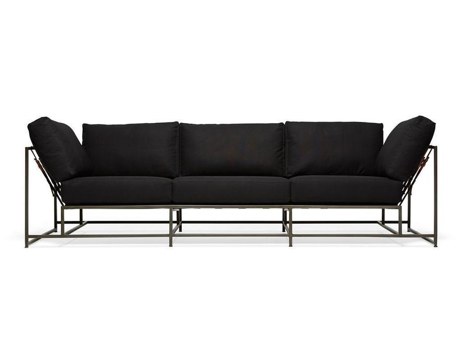 The Sofa диван 3-х местный Комфорт (черный) Loft
