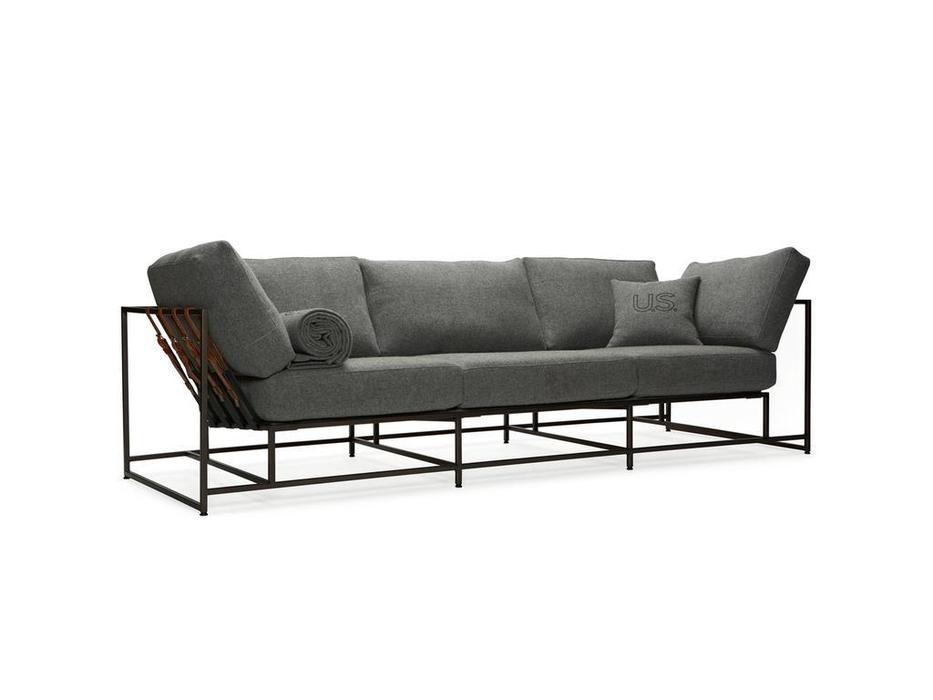 The Sofa диван 3-х местный Комфорт (серый) Loft