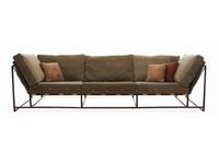 The Sofa диван 3-х местный Милитари (оливковый) Loft