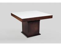 Optimata стол-трансформер  (венге, белое стекло) Convertable