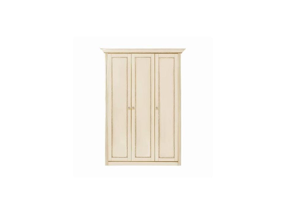 Timber шкаф 3-х дверный  (ваниль, золото) Палермо