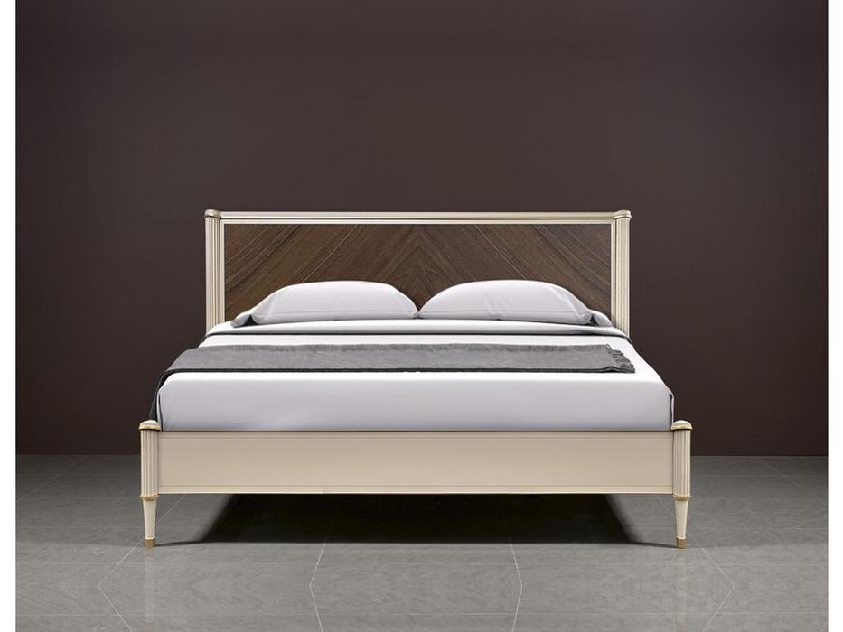 Timber кровать двуспальная 180х200 (меланж, орех) Венеция