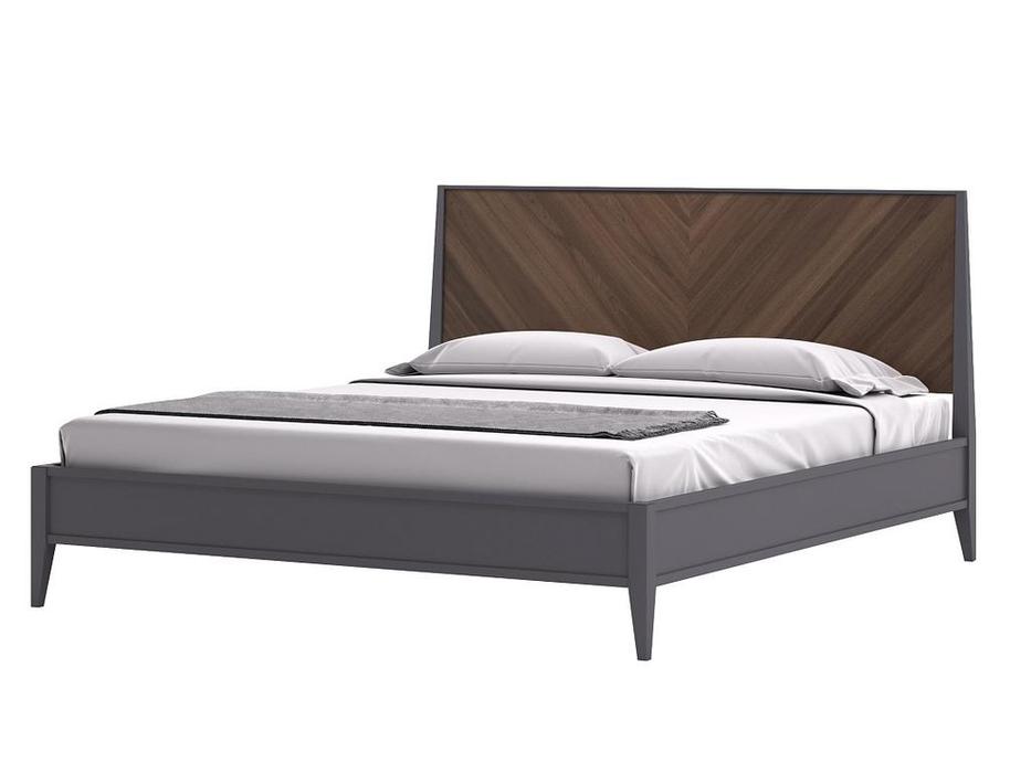Timber кровать двуспальная 180х200 (американский орех, мокко) Альба