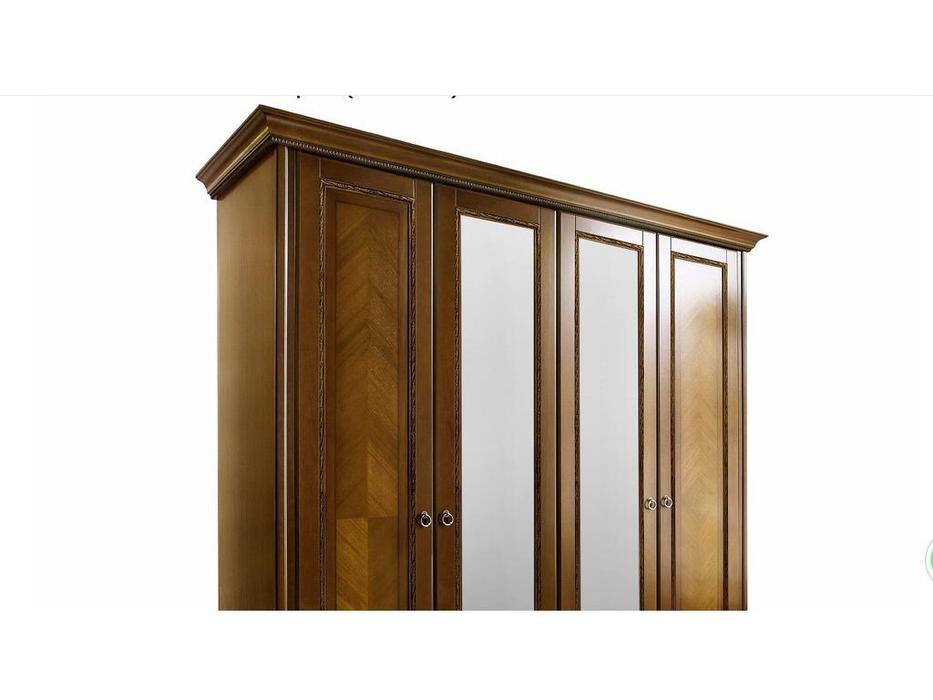 Timber шкаф 4 дверный  (янтарь) Палермо