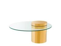 Eichholtz стол журнальный  (металл, стекло) Equilibre