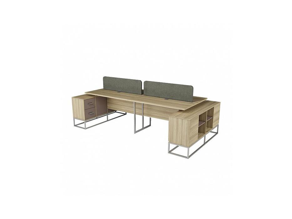 Zzibo Mobili кабинет руководителя  (блэквуд ячменный, мокко) Loft Office