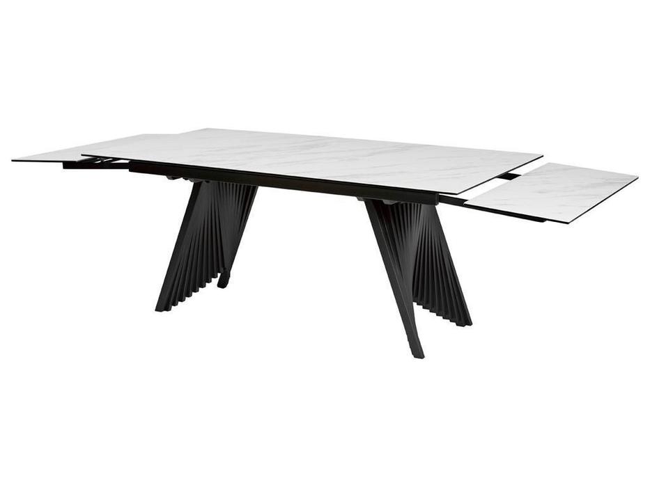 Megapolis стол обеденный раскладной (белый, черный) Ivar
