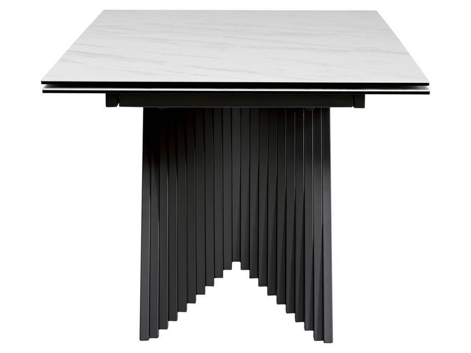 Megapolis стол обеденный раскладной (белый, черный) Ivar