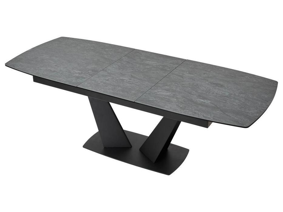 Megapolis стол обеденный раскладной (темно-серый, черный) ACUTO2