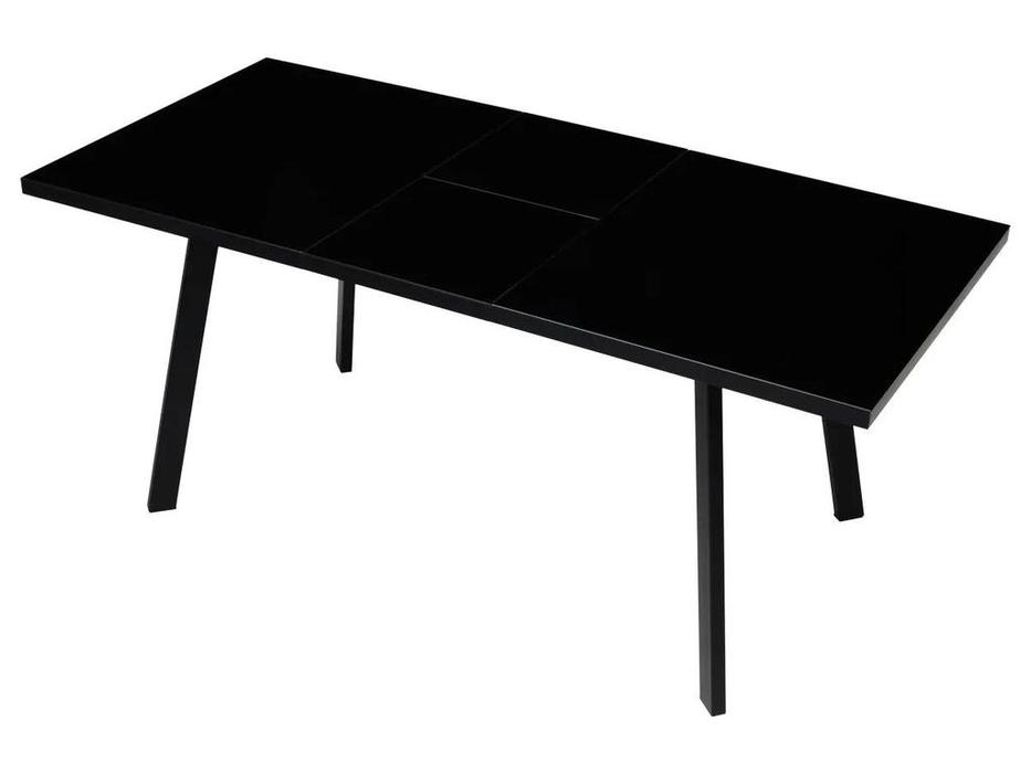 Megapolis стол обеденный раскладной (черный) Фин