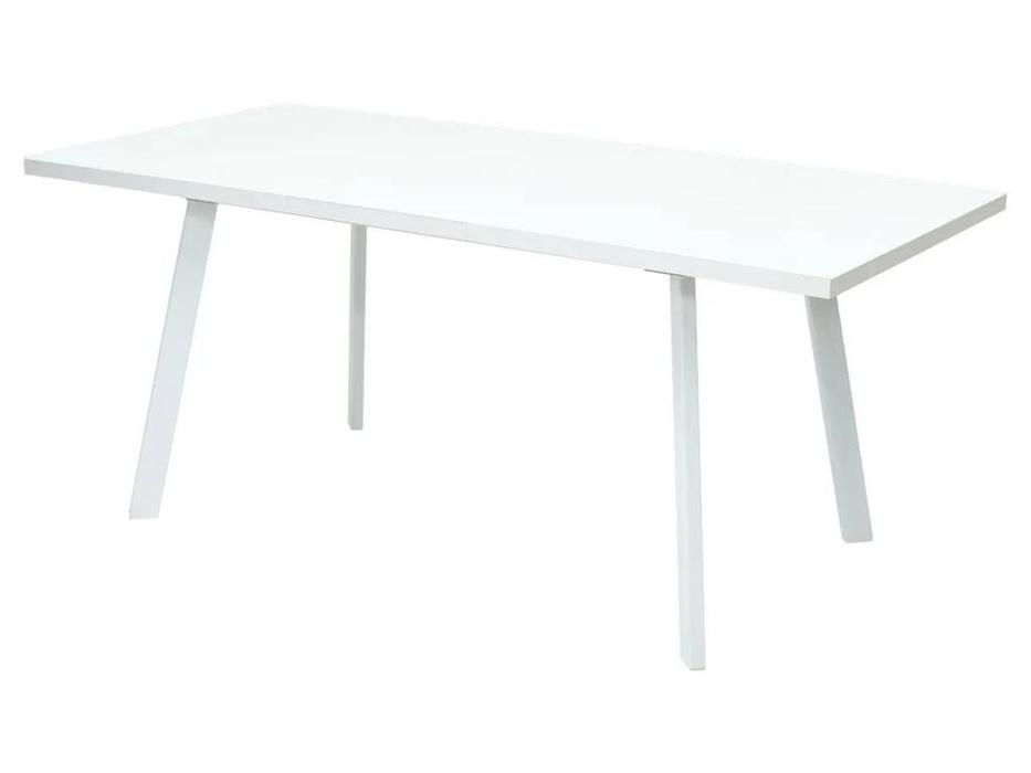 Megapolis стол обеденный раскладной (белый) Фин