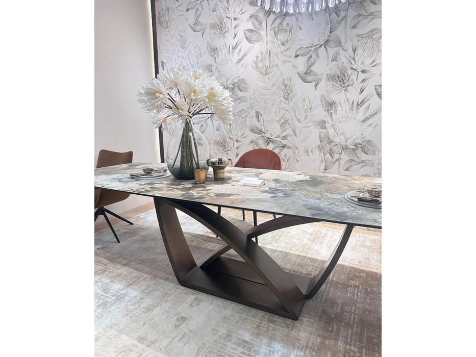 Megapolis стол обеденный раскладной (серый) ALONSO 200 TL-137