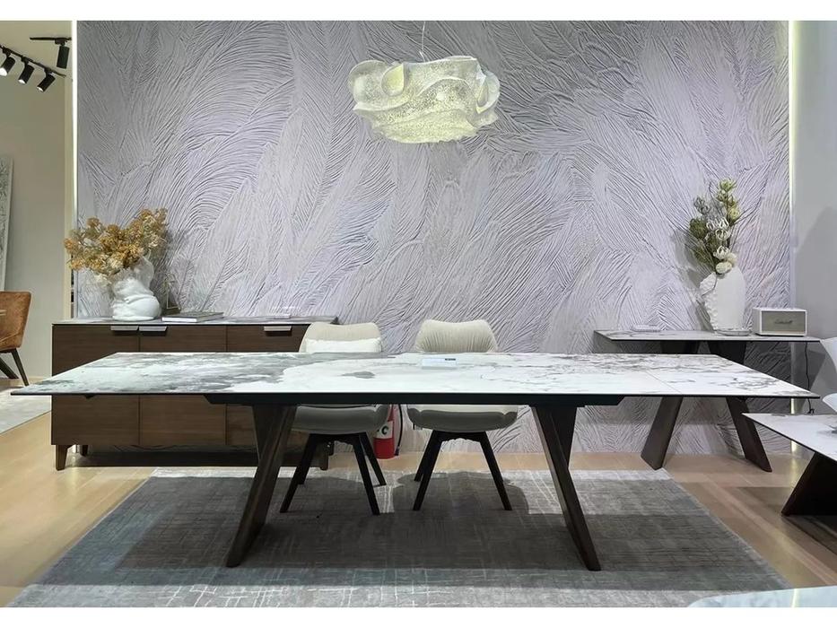 Megapolis стол обеденный раскладной (бежевый)  BRIAN 200 MATTE PANDORA