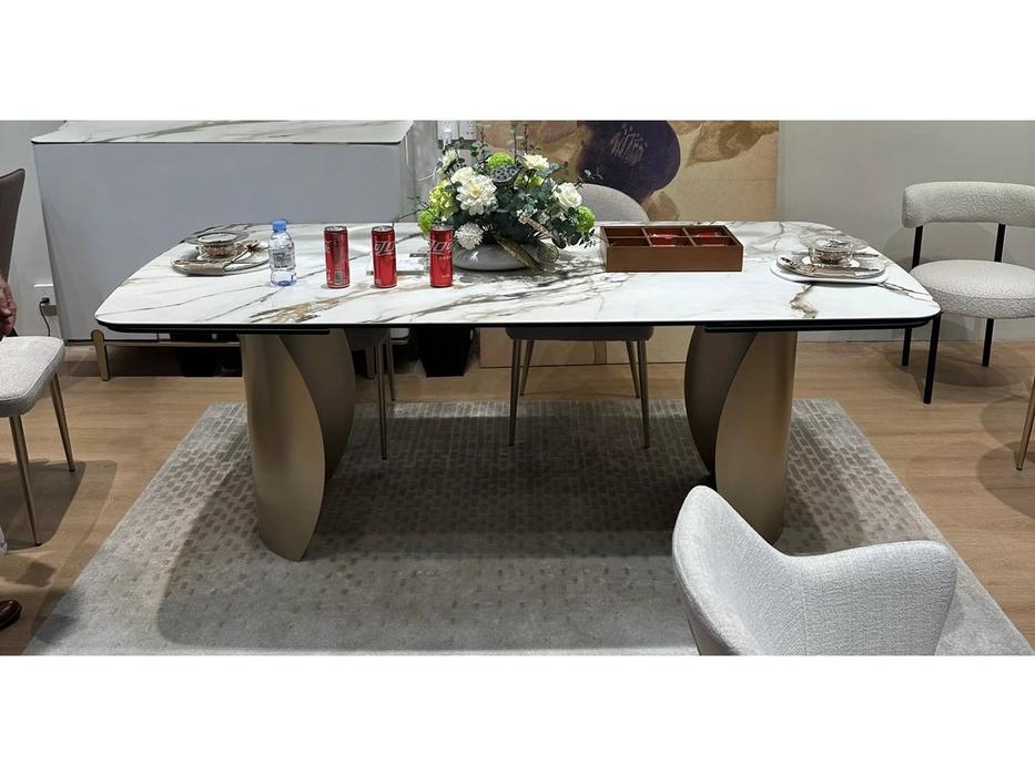 Megapolis стол обеденный раскладной (бежевый) BRONTE 200