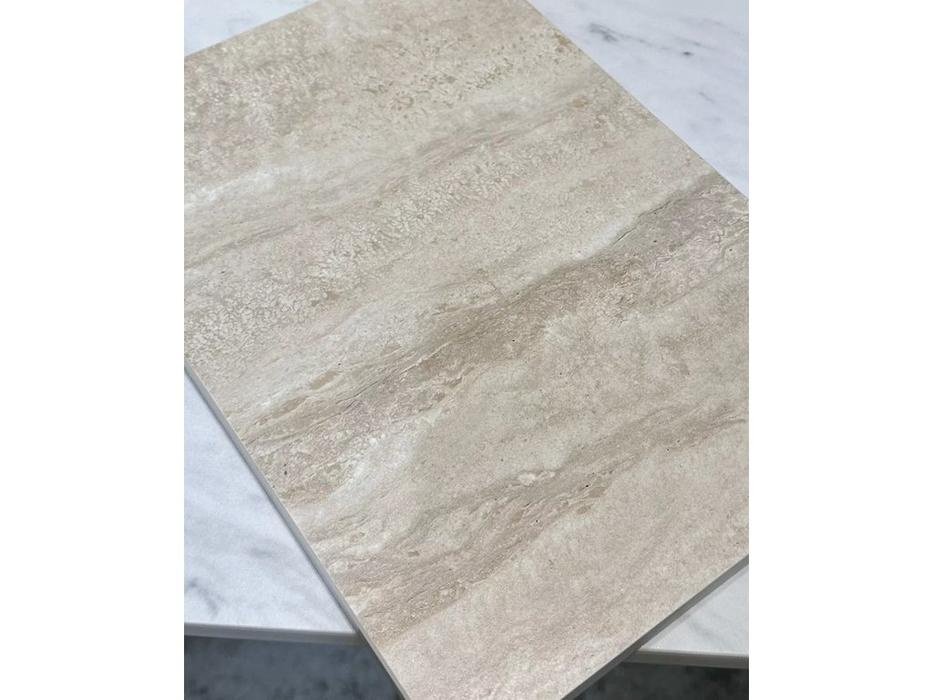 Megapolis стол обеденный раскладной (серый, бежевый) CALVIN 180