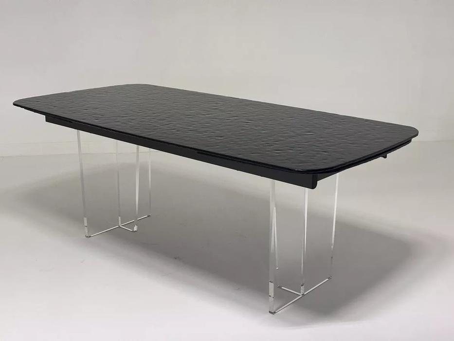 Megapolis стол обеденный раскладной (черный) LAURITS 200 GREY