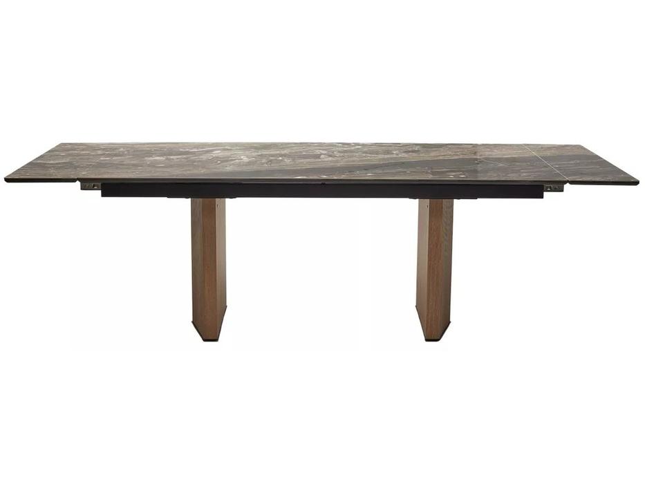 Megapolis стол обеденный раздвижной, глянцевый (коричневый) МОЦАРТ 200