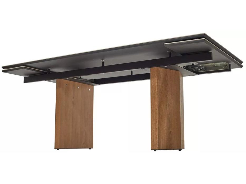 Megapolis стол обеденный раздвижной, глянцевый (коричневый) МОЦАРТ 200