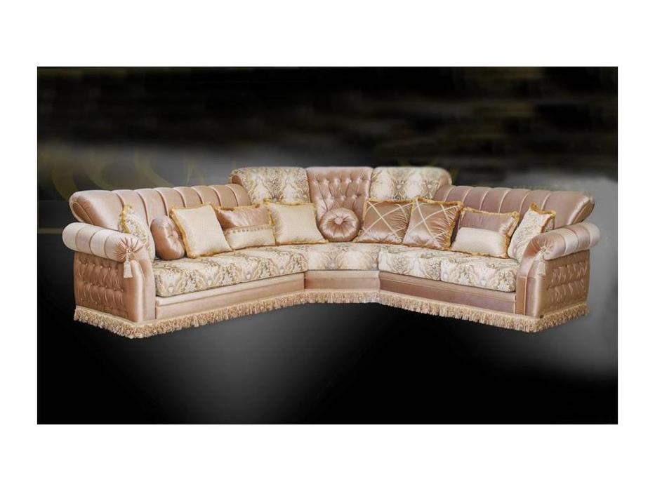 Ustie диван угловой раскладной (ткань) Валенсия