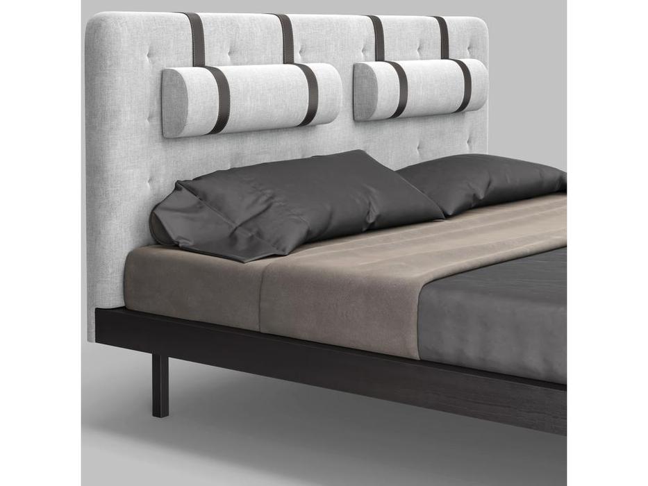 Mod Interiors кровать двуспальная 180х200 (серый, орех) Marbella