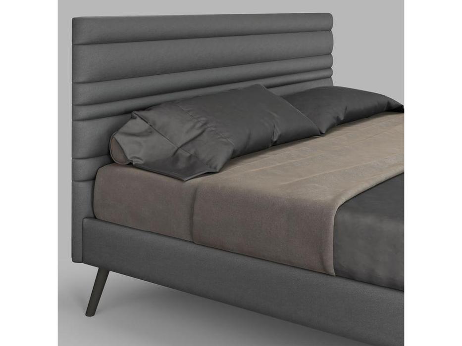 Mod Interiors кровать односпальная 140х200 (черный, серый) Sevilla