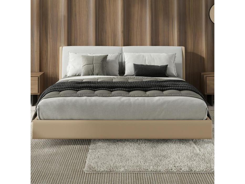 Mod Interiors кровать двуспальная 180х200 (орех, экокожа) Miramar