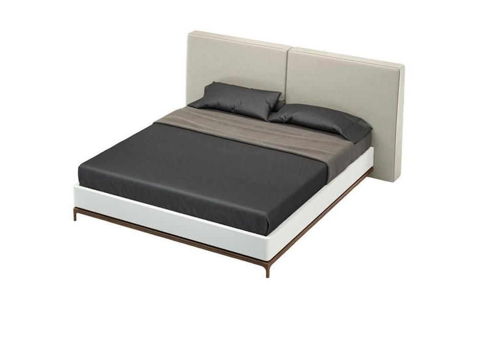Mod Interiors кровать двуспальная 160х200 (светло-серый/орех) Calpe